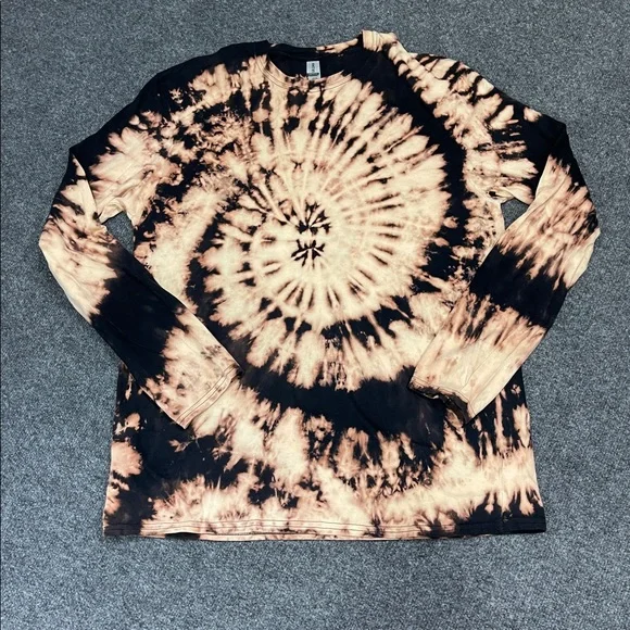 *Gildan Unisex Custom Long Sleeve Reverse Tie Dye - Picture 5 of 11